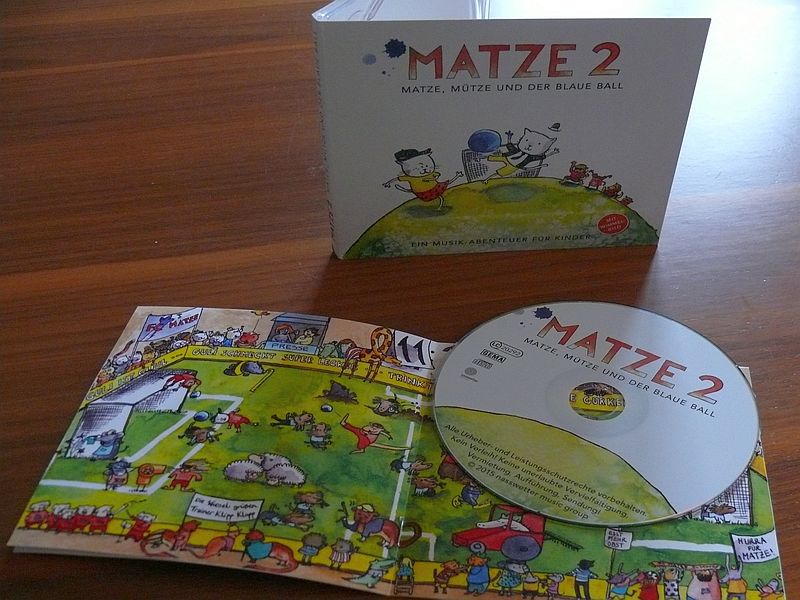 Kinderjazz CD Matze mit der blauen Tatze Europameisterschaft