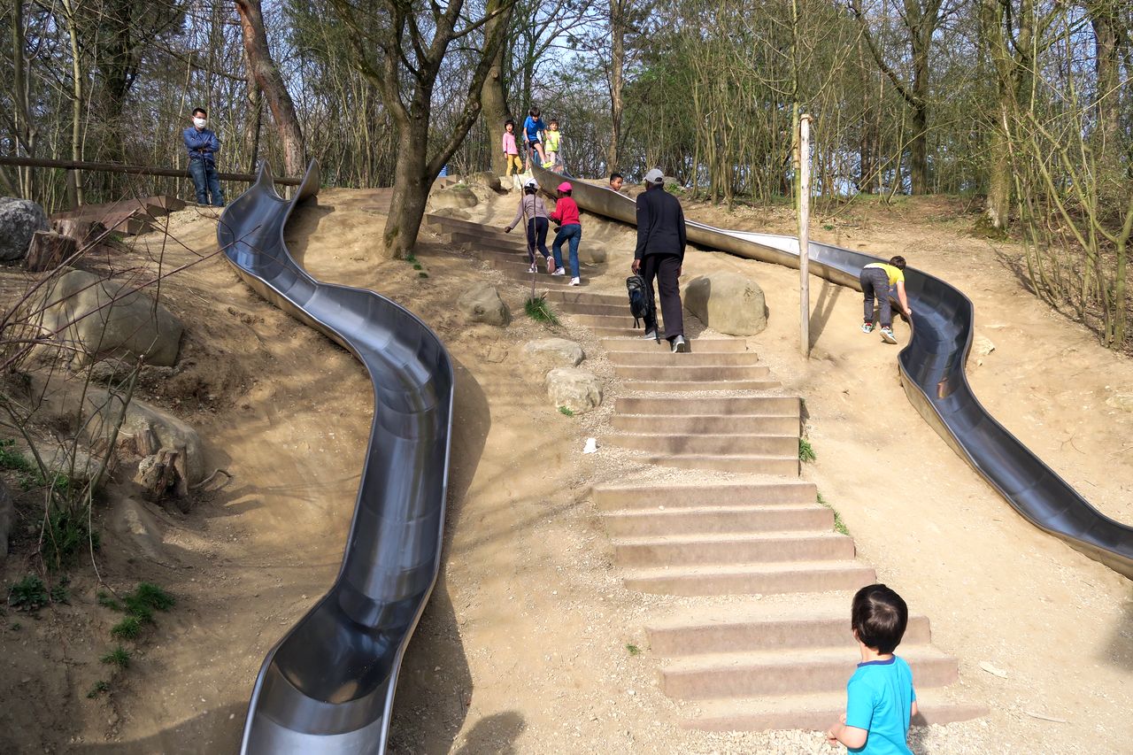 Ostpark mit Kind - Ostpark Riesenrutschen